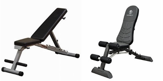 Body-Solid Powerline PFID125X Folding Bench vs Marcy Deluxe Utility Bench SB-10100