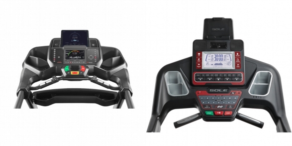 Consoles of Bowflex BXT116 and Sole F80.