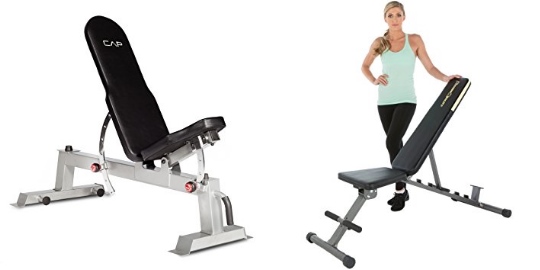 CAP Barbell Deluxe Utility Weight Bench vs Fitness Reality 1000 Super Max Weight Bench