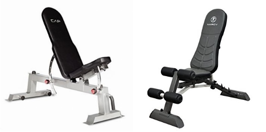 CAP Barbell Deluxe Utility Weight Bench vs Marcy Deluxe Utility Bench SB-10100