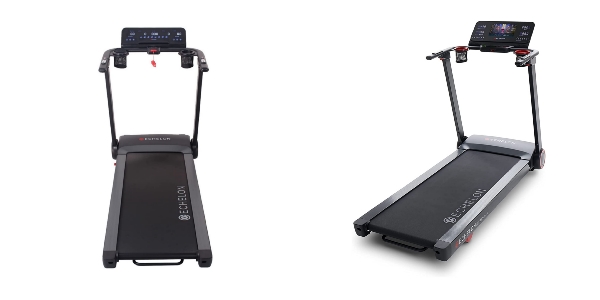 Side by side comparison of Echelon Stride and Echelon Stride S treadmills.